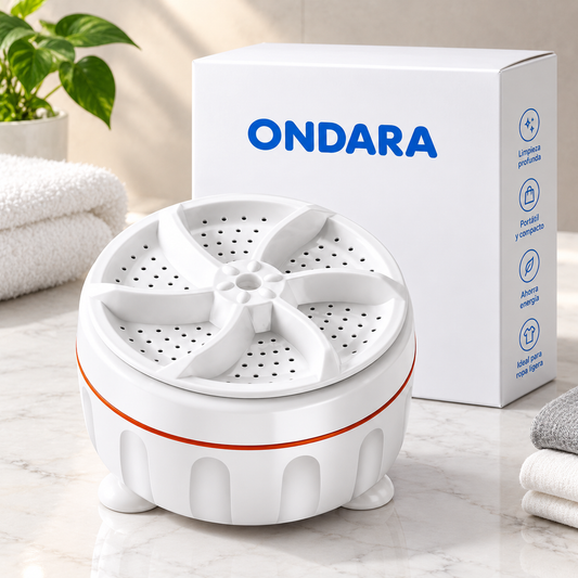 Mini lavadora portátil: ropa limpia en viaje